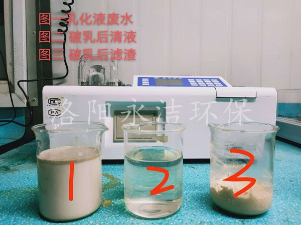 乳化液废水的预处理实验 乳化液废水的预处理实验